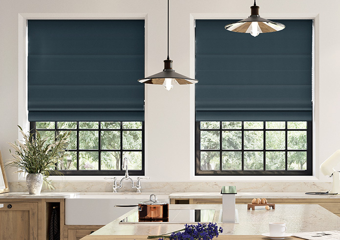 Saltaire, Denim - Twist&Fit Roman Blind - Image 3